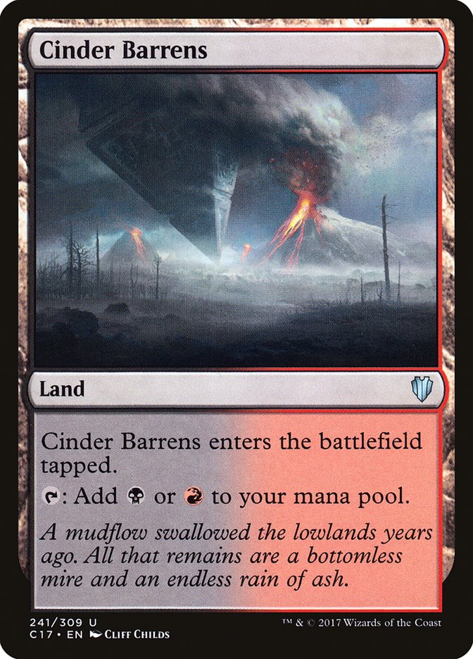 Cinder Barrens [Commander 2017] | Good Games Adelaide SA
