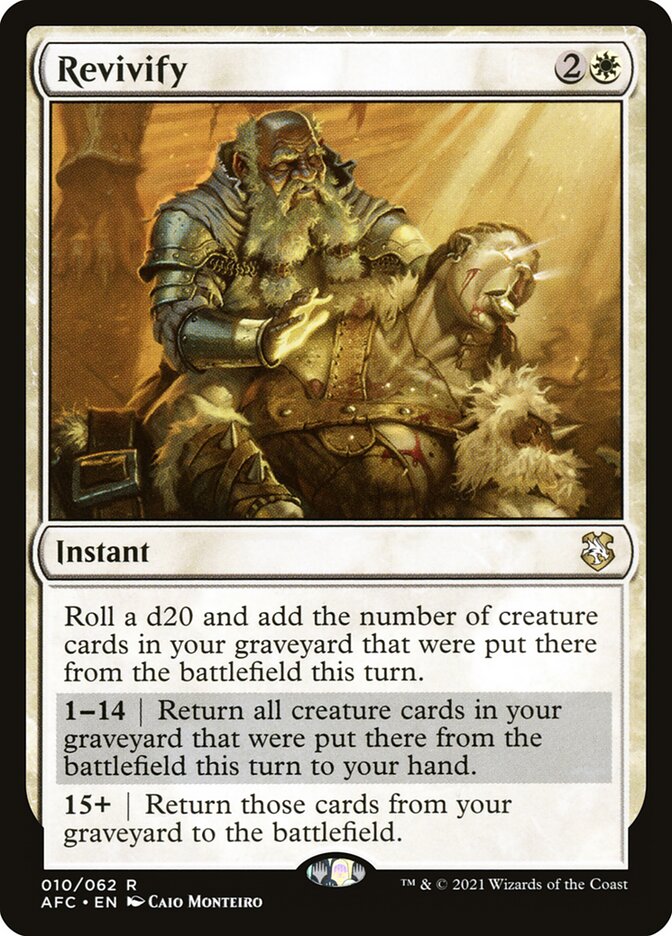 Revivify 10 (Commander: Adventures in the Forgotten Realms)  | Good Games Adelaide SA