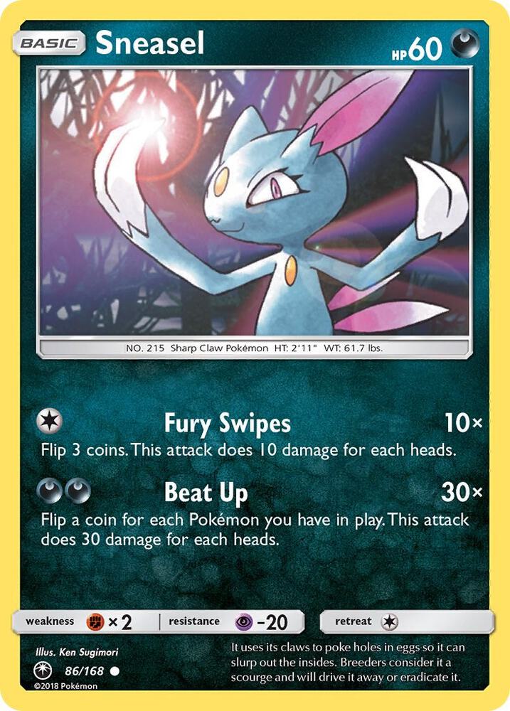 Sneasel 86/168 (SM - Celestial Storm)  | Good Games Adelaide SA