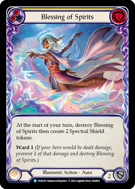 Blessing of Spirits (Yellow) [DYN219] (Dynasty) | Good Games Adelaide SA