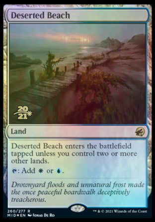 Deserted Beach [Innistrad: Midnight Hunt Prerelease Promos] | Good Games Adelaide SA