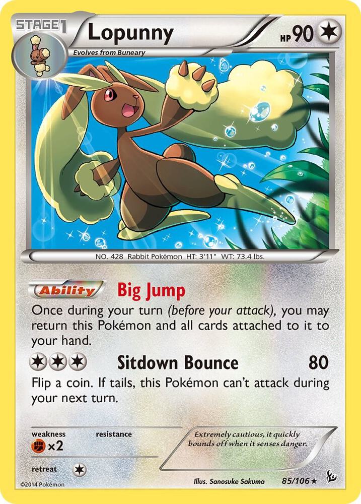 Lopunny 85/106 (XY - Flashfire)  | Good Games Adelaide SA