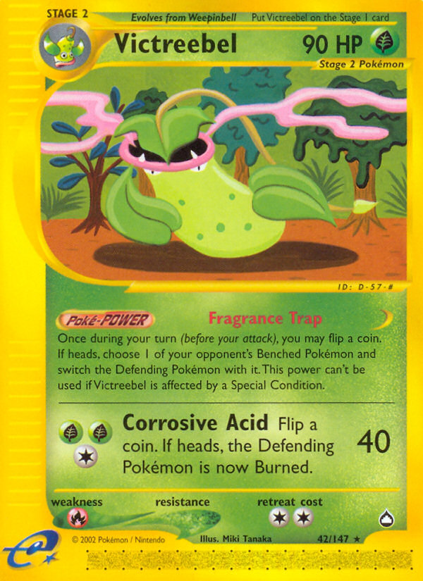 Victreebel (42/147) [Aquapolis] | Good Games Adelaide SA