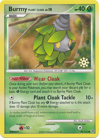 Burmy Plant Cloak (78/132) [Countdown Calendar Promos] | Good Games Adelaide SA