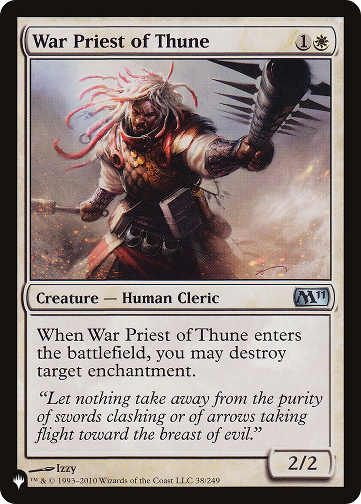 War Priest of Thune [The List Reprints] | Good Games Adelaide SA