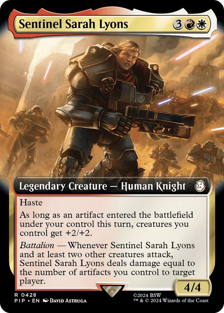 Sentinel Sarah Lyons 428 (Universes Beyond: Fallout)  - Foil | Good Games Adelaide SA
