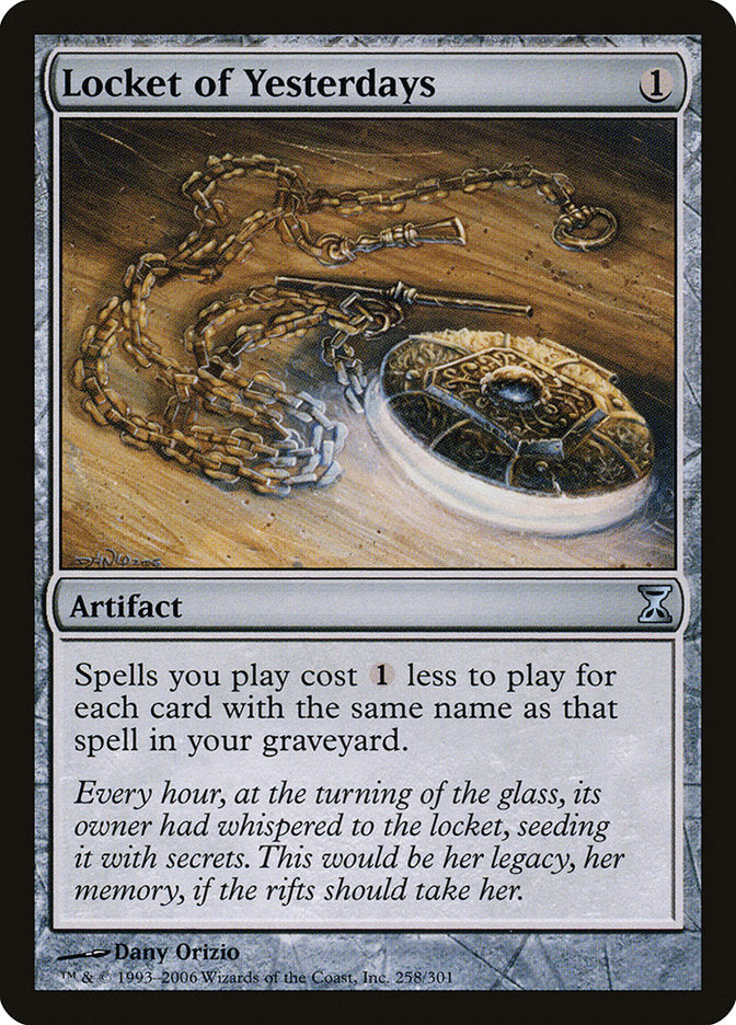 Locket of Yesterdays 258 (Time Spiral)  | Good Games Adelaide SA