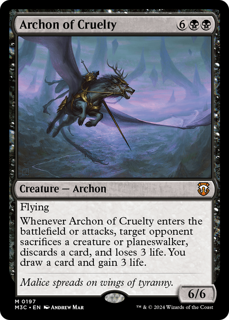 Archon of Cruelty [Modern Horizons 3 Commander] | Good Games Adelaide SA