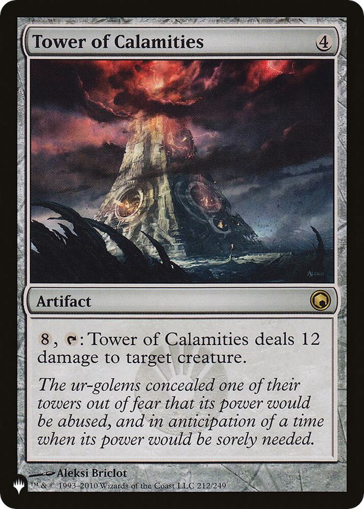 Tower of Calamities 212/249 (The List Reprints)  | Good Games Adelaide SA