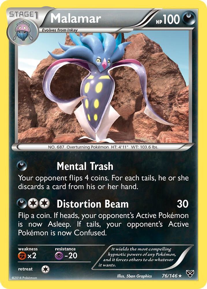 Malamar 76/146 (XY Base Set)  | Good Games Adelaide SA