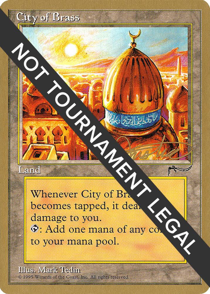City of Brass 1996 Mark Justice ARN mj112/308 (World Championship Decks)  | Good Games Adelaide SA