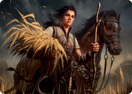 Ambitious Farmhand Art Card [Innistrad: Midnight Hunt Art Series] | Good Games Adelaide SA