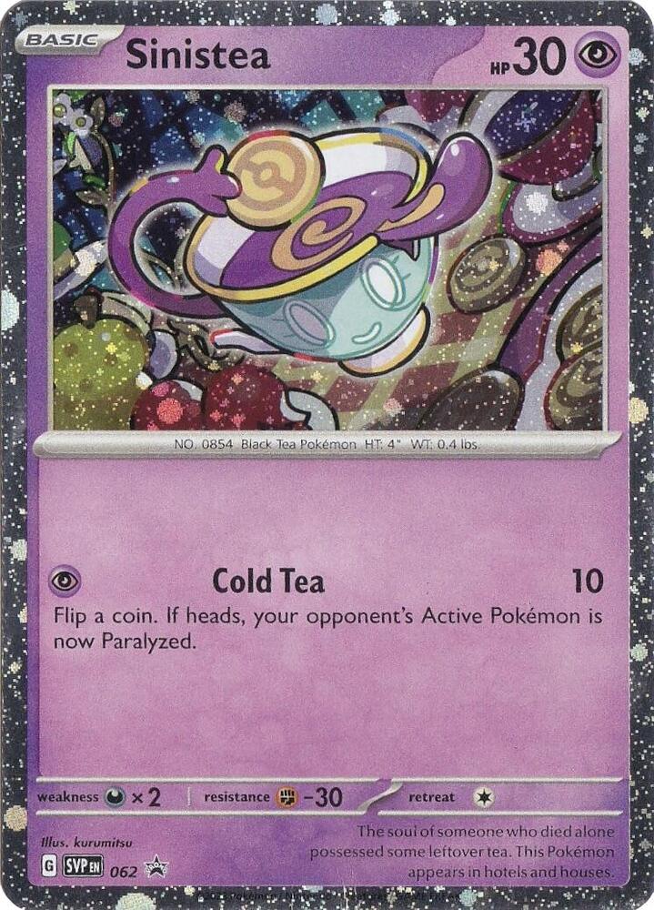 Sinistea 062 (SV: Scarlet & Violet Promo Cards)  - Holofoil | Good Games Adelaide SA