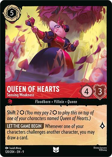 Queen of Hearts Sensing Weakness 120/204 (Fabled)  | Good Games Adelaide SA