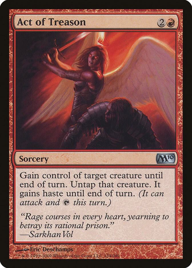 Act of Treason 124/249 (Magic 2010 (M10))  - Foil | Good Games Adelaide SA