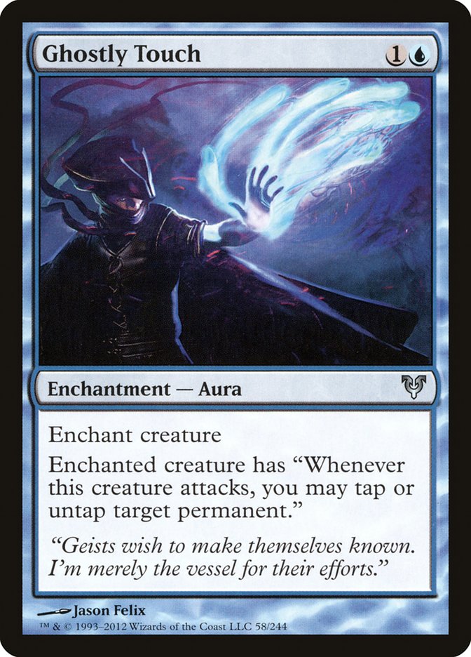 Ghostly Touch 58 (Avacyn Restored)  - Foil | Good Games Adelaide SA