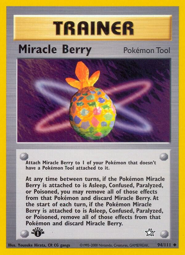 Miracle Berry 094/111 (Neo Genesis)  - 1st Edition | Good Games Adelaide SA