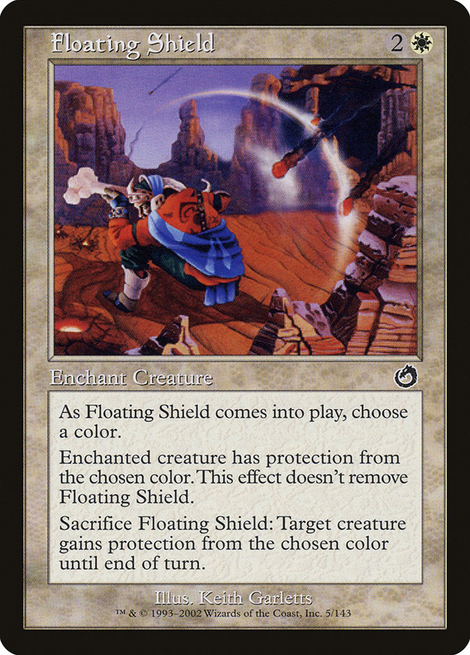 Floating Shield 5 (Torment)  - Foil | Good Games Adelaide SA
