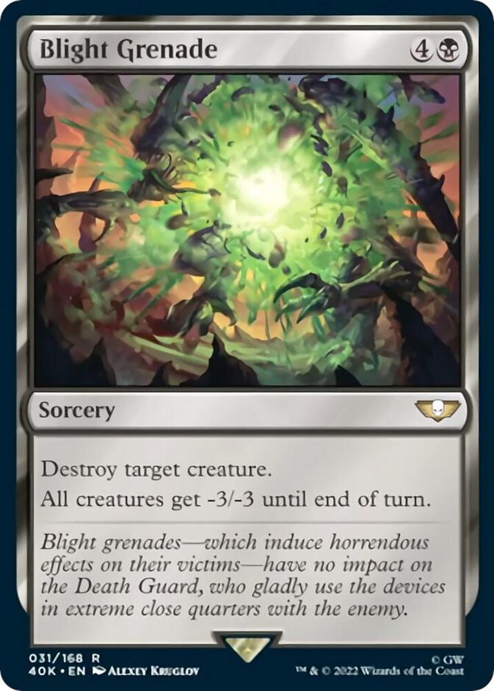 Blight Grenade Surge Foil 31 (Universes Beyond: Warhammer 40,000)  - Foil | Good Games Adelaide SA