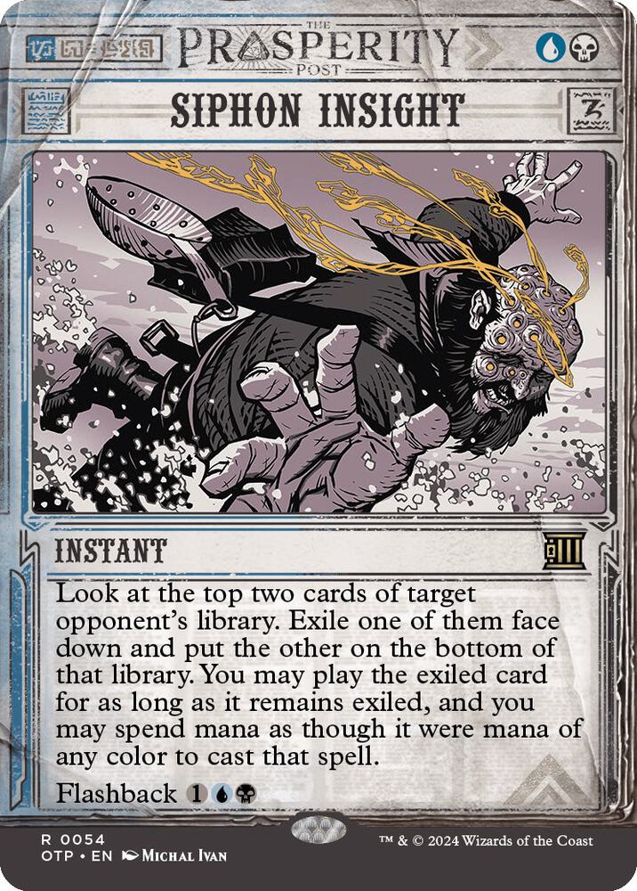 Siphon Insight 54 (Outlaws of Thunder Junction: Breaking News)  | Good Games Adelaide SA