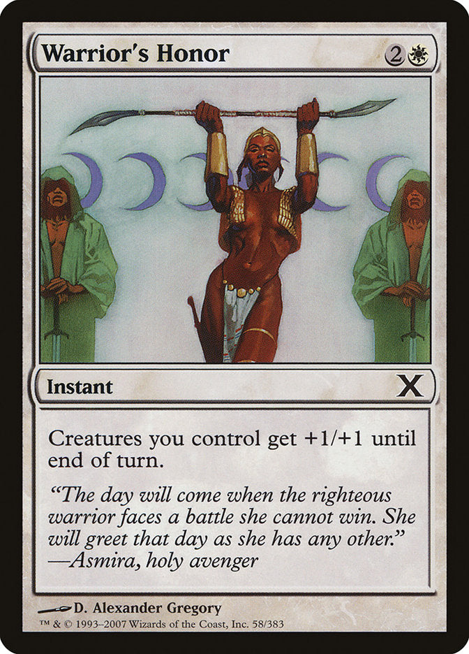 Warrior's Honor 58 (10th Edition)  - Foil | Good Games Adelaide SA
