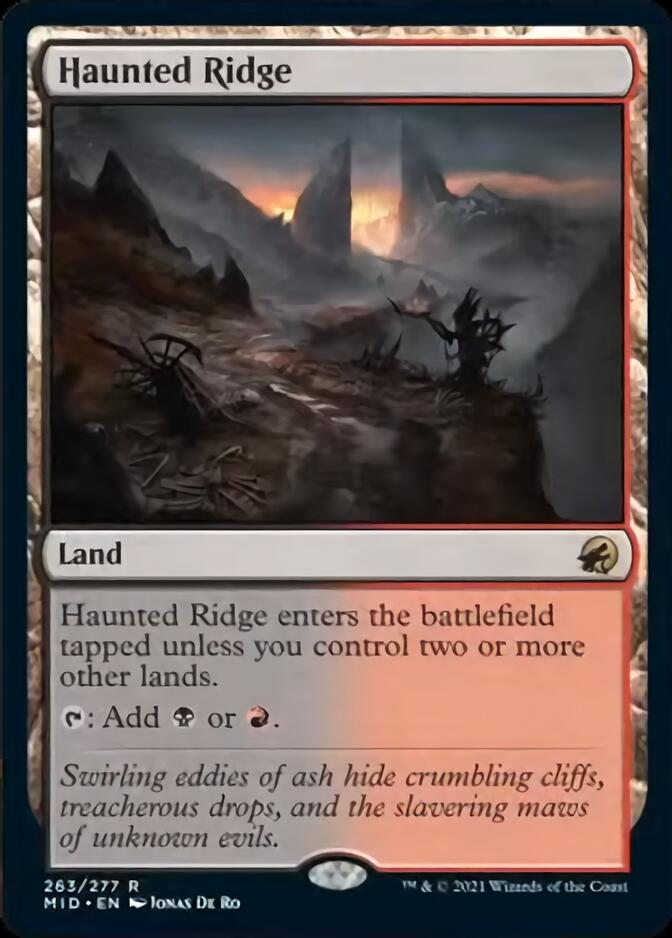 Haunted Ridge [Innistrad: Midnight Hunt] | Good Games Adelaide SA