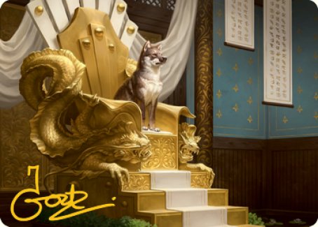 Yoshimaru, Ever Faithful Art Card (Gold-Stamped Signature) [Kamigawa: Neon Dynasty Art Series] | Good Games Adelaide SA