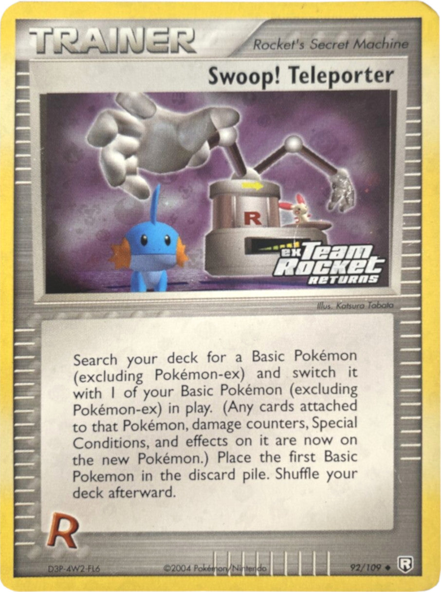Swoop! Teleporter (92/109) (Stamped) [EX: Team Rocket Returns] | Good Games Adelaide SA
