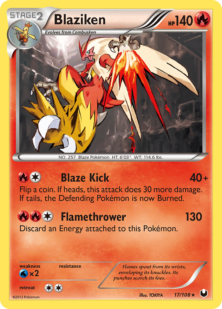 Blaziken (17/108) [Black & White: Dark Explorers] | Good Games Adelaide SA
