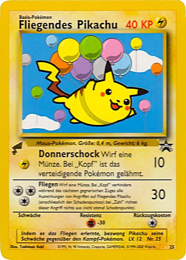 Pikachu Flying 25 (Pikachu World Collection Promos)  | Good Games Adelaide SA