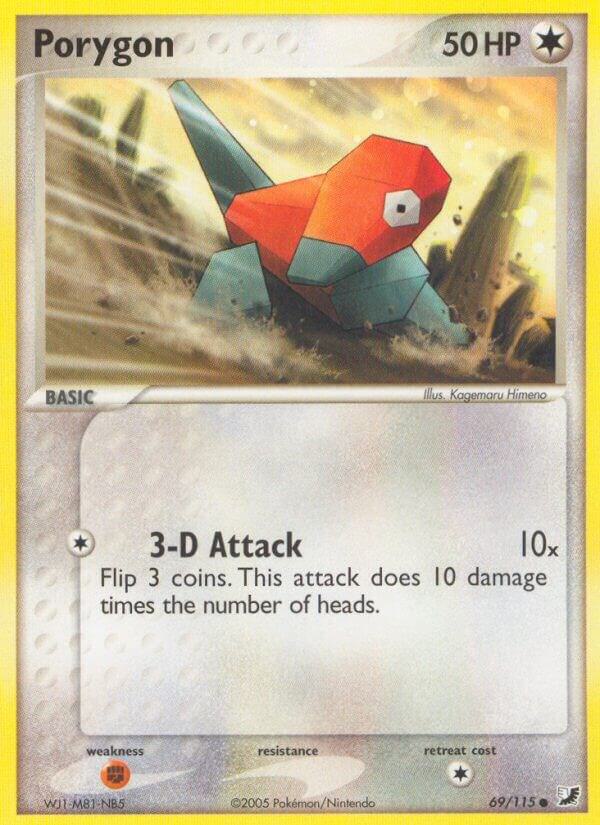 Porygon 69/115 (Unseen Forces)  | Good Games Adelaide SA