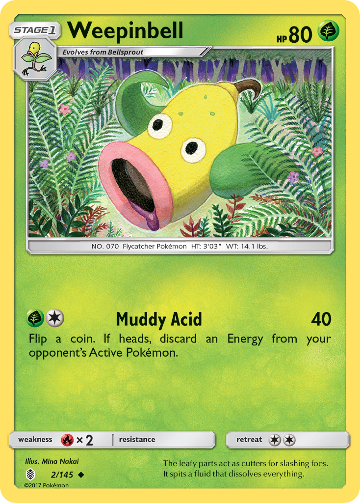 Weepinbell (2/145) [Sun & Moon: Guardians Rising] | Good Games Adelaide SA