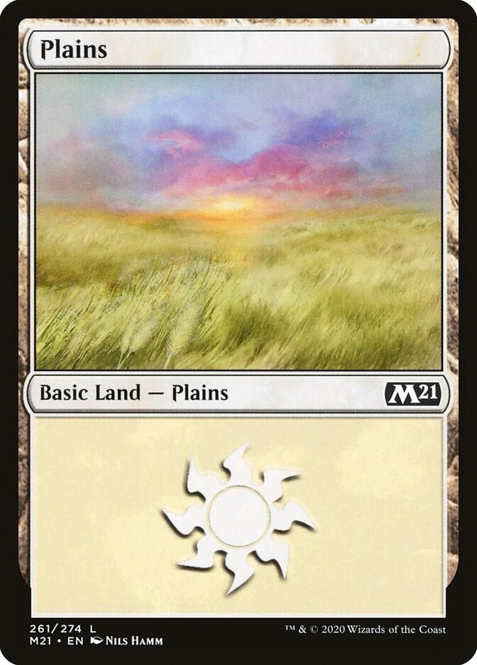 Plains 261 (Core Set 2021)  - Foil | Good Games Adelaide SA
