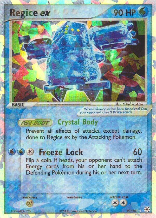 Regice ex 97/101 (Hidden Legends)  - Holofoil | Good Games Adelaide SA