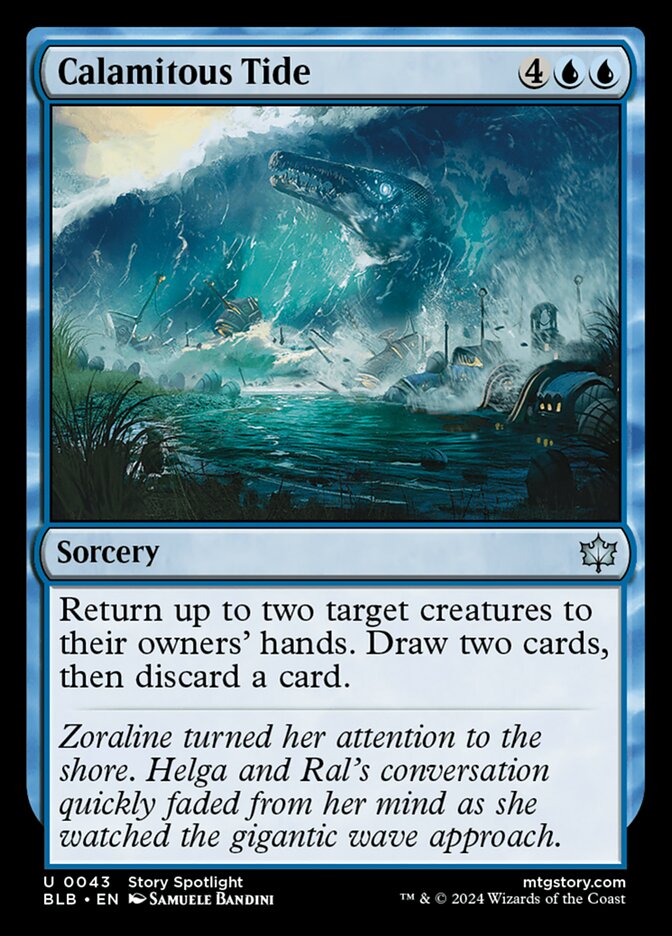 Calamitous Tide 43 (Bloomburrow)  - Foil | Good Games Adelaide SA