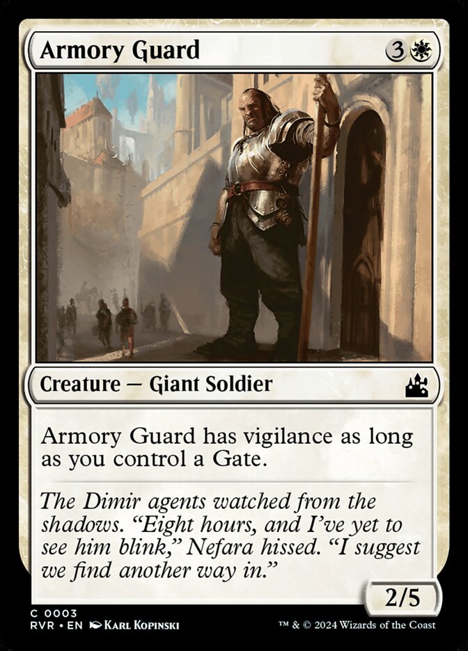 Armory Guard 3 (Ravnica Remastered)  - Foil | Good Games Adelaide SA