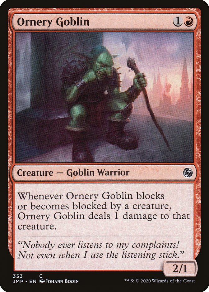 Ornery Goblin [Jumpstart] | Good Games Adelaide SA