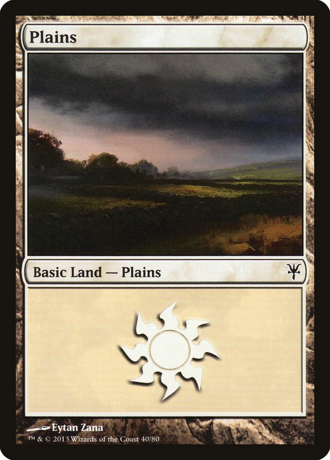 Plains (40) [Duel Decks: Sorin vs. Tibalt] | Good Games Adelaide SA