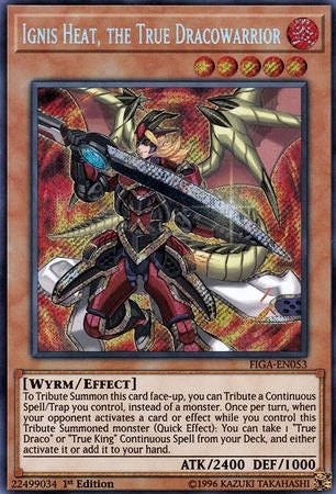 Ignis Heat, the True Dracowarrior [FIGA-EN053] Secret Rare | Good Games Adelaide SA