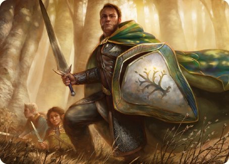 Boromir, Warden of the Tower Art Card [The Lord of the Rings: Tales of Middle-earth Art Series] | Good Games Adelaide SA