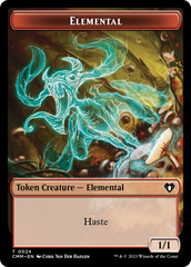 Elemental (0024) // Phyrexian Germ Double-Sided Token [Commander Masters Tokens] | Good Games Adelaide SA