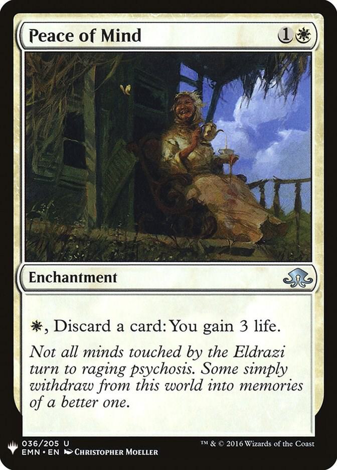 Peace of Mind 36 (The List Reprints)  | Good Games Adelaide SA