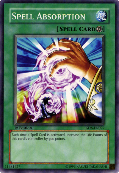 Spell Absorption [SD6-EN027] Common | Good Games Adelaide SA