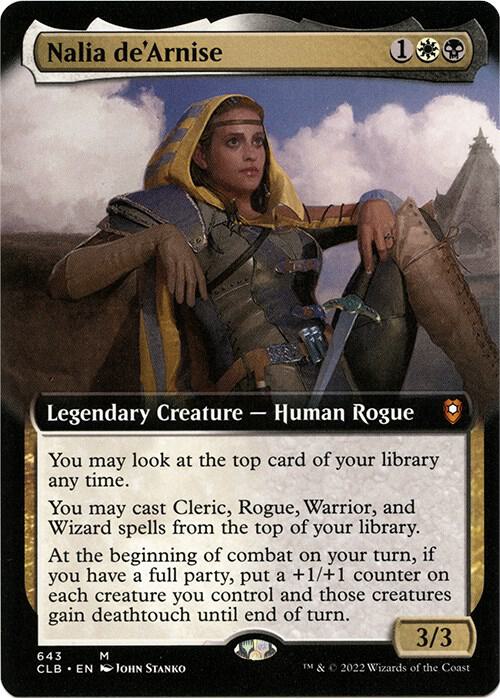 Nalia deArnise Extended Art 643 (Commander Legends: Battle for Baldur's Gate)  - Foil | Good Games Adelaide SA