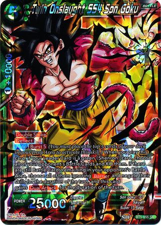 Twin Onslaught SS4 Son Goku (BT5-055) [Miraculous Revival] | Good Games Adelaide SA