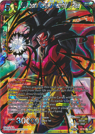 SS4 Son Goku, a Heartfelt Plea [BT8-110] | Good Games Adelaide SA