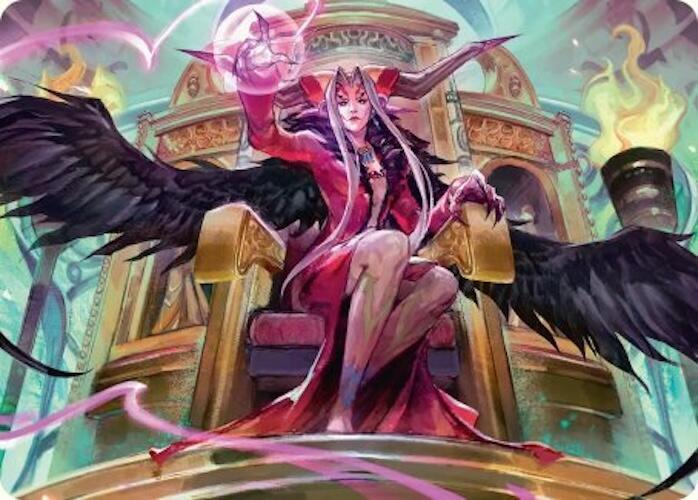 Sorceresss Schemes Art Card 9 (Art Series: FINAL FANTASY)  | Good Games Adelaide SA