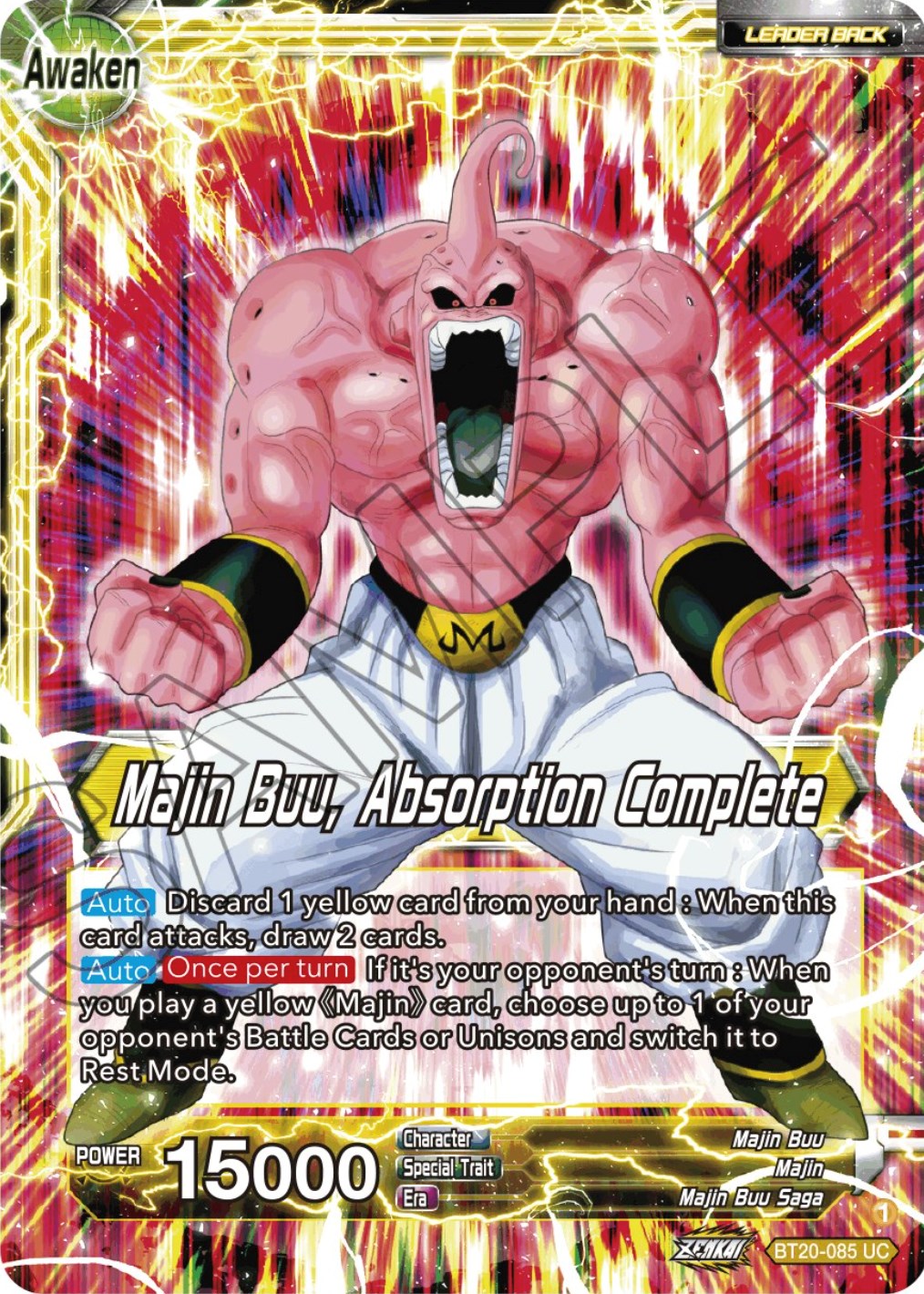 Majin Buu // Majin Buu, Absorption Complete (BT20-085) [Power Absorbed] | Good Games Adelaide SA