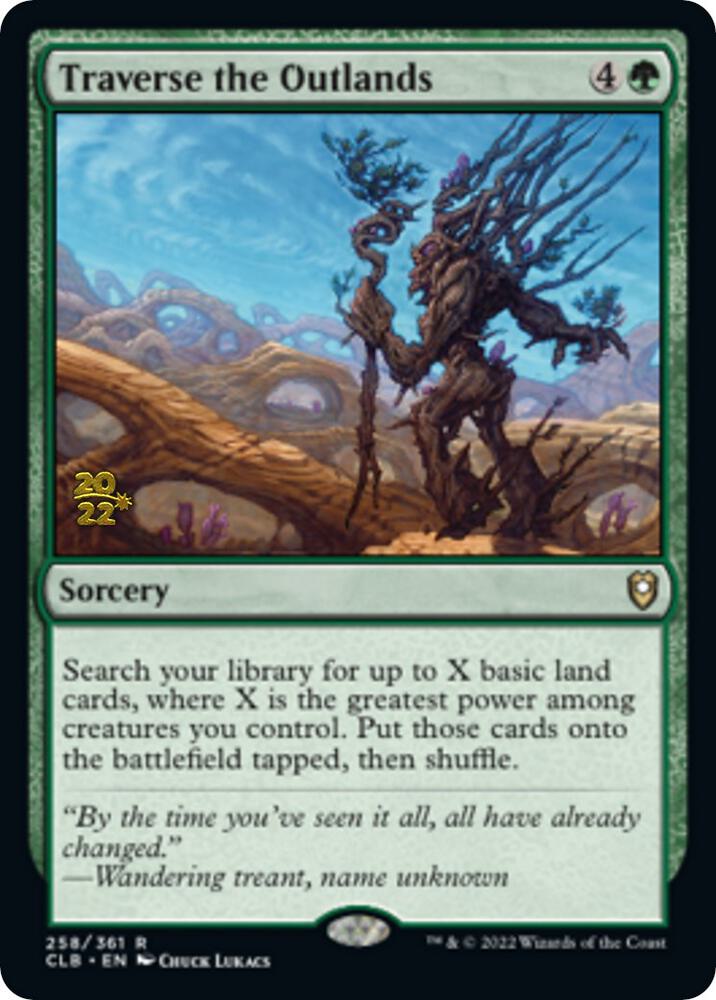 Traverse the Outlands 258 (Prerelease Cards)  - Foil | Good Games Adelaide SA