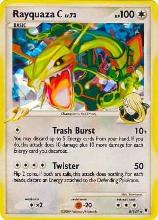 Rayquaza C LV.73 008/147 (Miscellaneous Cards & Products)  - Cracked Ice Holofoil | Good Games Adelaide SA
